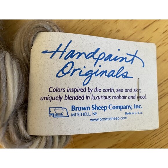 Brown Sheep Co. Handpainted Sandy Dune Mohair Wool Hank Mothproofed Lot 018 - Picture 3 of 4
